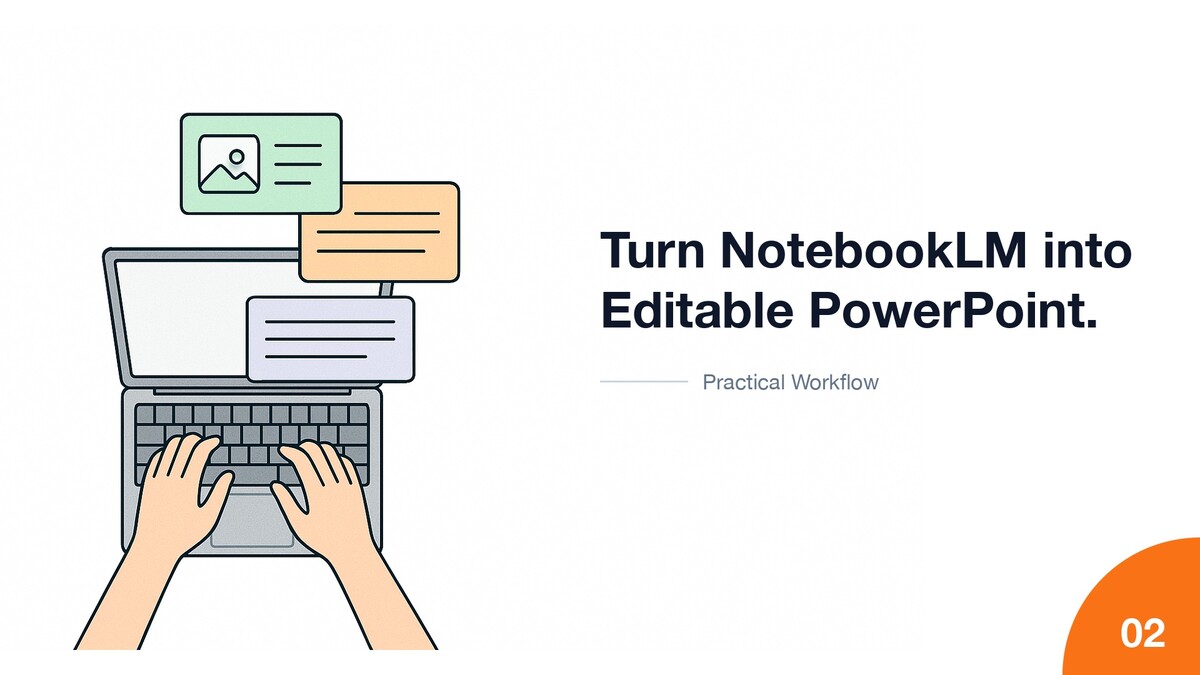 Convert NotebookLM PDFs to Editable PowerPoint (PPTX)